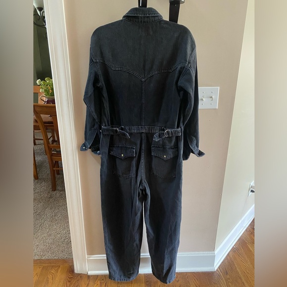 Free People - We the Free The Townes Coverall Denim Jumpsuit - Picture 5 of 10